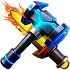Glowing axe icon for missions