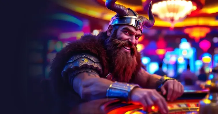 Viking dealer at an Axe Casino live table
